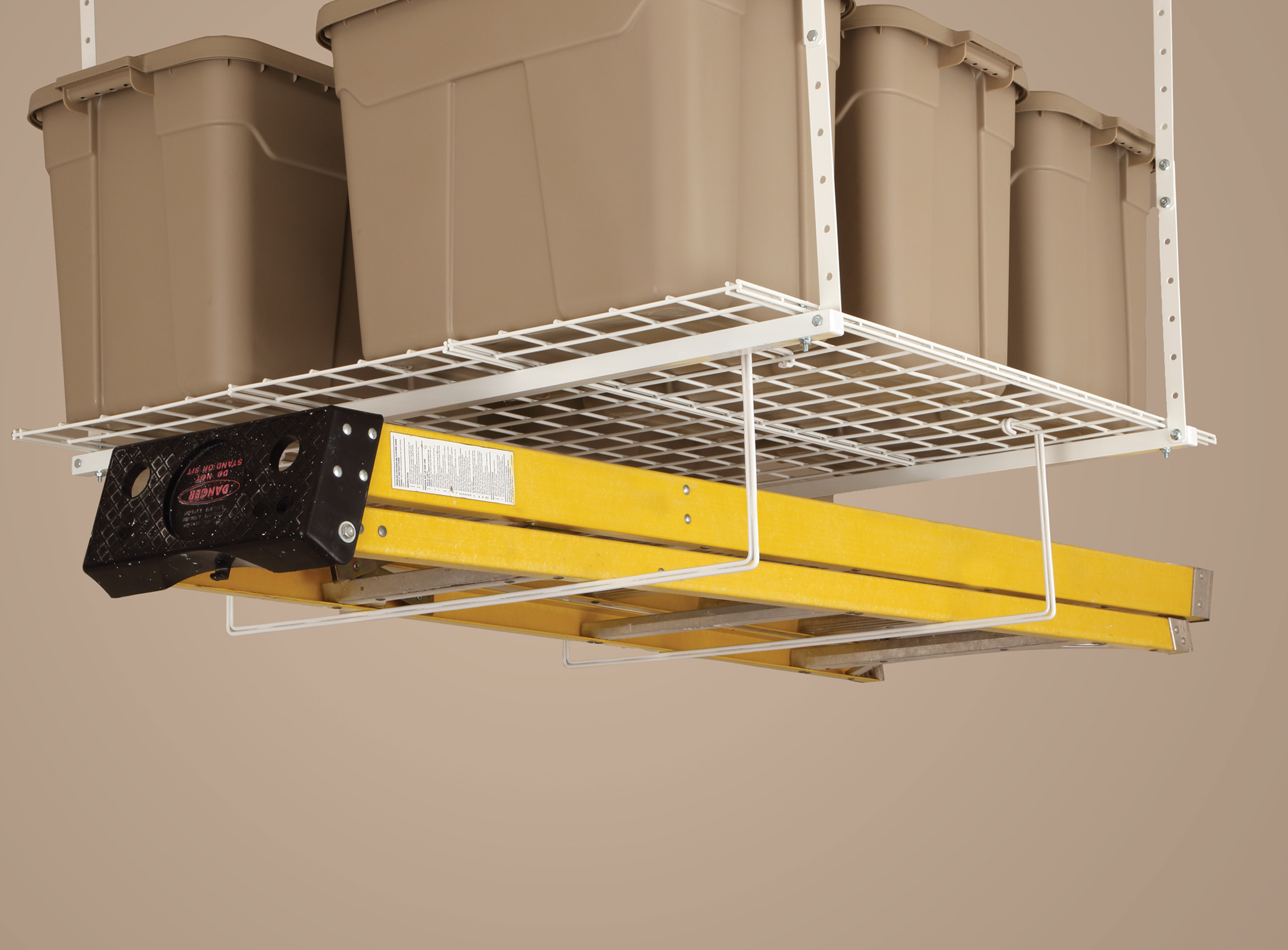 Hyloft 45 x 45 in. Ceiling Mounted Storage Rack