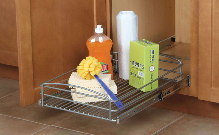 These pull out storage baskets is supplied for installation into