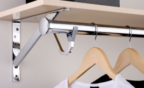 Closet dowel hanger online