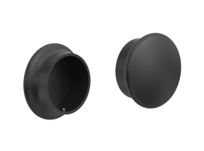 Closet-Pro HD 0017 Decorative End Caps, Satin Black