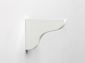 0138 9" Wood Corbel Bracket, White Finish