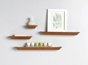 0139-HNY4 4-Piece Mantel Shelf Kit, Honey Finish