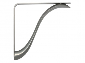 200CH-SN Charleston Decorative Shelf Bracket, Satin Nickel Finish