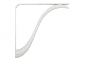 200CH-WH Charleston Decorative Shelf Bracket, White Finish