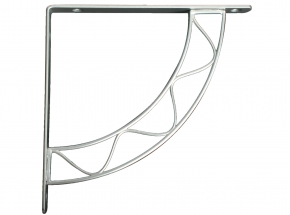 200S-SN Stockton Decorative Shelf Bracket, Satin Nickel Finish