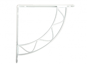 200S-WH Stockton Decorative Shelf Bracket, White Finish