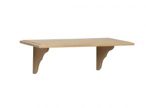 2110U 9.5" X 23" Wood Shelf and Corbel Kit, Unfinished