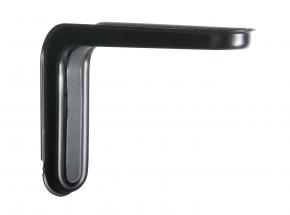 215 Series Slim-Line Shelf Bracket, Black Finish