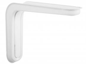 215 Series Slim-Line Shelf Bracket, White Finish