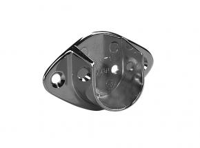 KV 735 Commercial Closet Rod Flange, Chrome