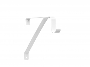 Closet-Pro RP-0043 Adjustable Shelf & Rod Bracket, White