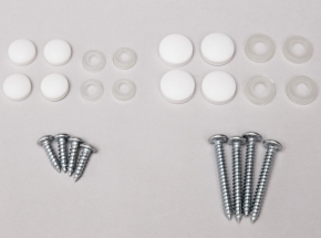 Closet-Pro HD CD-0047 Screws with Caps, White