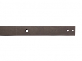 FR-BK Steel Flat Rail, Oil Rubbed Bronze Finish