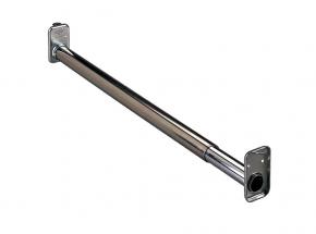 KV2 Series Commercial Adjustable Closet Rod, Zinc