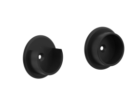 Closet-Pro 0037 Plastic Pole Socket, Black 