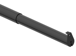 Closet-Pro RP0021 Adjustable Closet Rod, Black