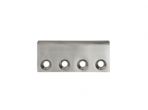 Flat Rail Connector, Stainless Steel
