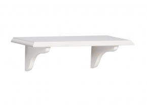 KT-0148-818WT 8" x 18" Wood Shelf and Corbel Kit, White Finish