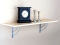 0087-PM Milano Decorative Shelf Bracket, Platinum Finish