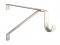 KV 1194 Series Commercial Adjustable Heavy-Duty Closet Rod & Shelf Bracket, Cream