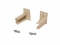 1805-101P left and right rear mounting brackets with screws