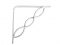 200C-WH Concord Decorative Shelf Bracket, White Finish