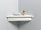 2110WHC-12x12 Wood Corner Shelf, White Finish