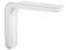 215 Series Slim-Line Shelf Bracket, White Finish