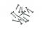 Nails for use with Series 233 and Series 255 Steel Pilaster Standards