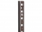 55 Series Steel Standard for Mortise-Mount Pilaster Shelving System, Brown Finish