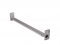 Closet-Pro RP0022 Adjustable Closet Rod w/ Fixed Flange, Platinum