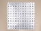 HEAVYWEIGHT 0204 16" x 16" Diamond Plate Steel Pegboard