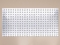 HEAVYWEIGHT 0204 16" x 32" Diamond Plate Steel Pegboard