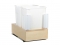 WUSC15-2-35WH Wood Undermount 2-Bin Waste & Recycling Unit, 35-qt White