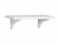 KT-0148-818WT 8" x 18" Wood Shelf and Corbel Kit, White Finish
